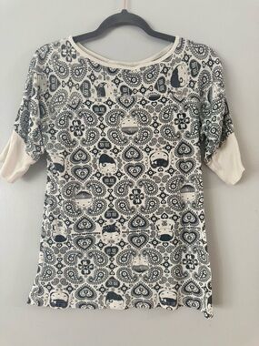Rare Vintage 2005 Harajuku Lovers AOP Paisley T-Shirt - Gwen Stefani Y2K